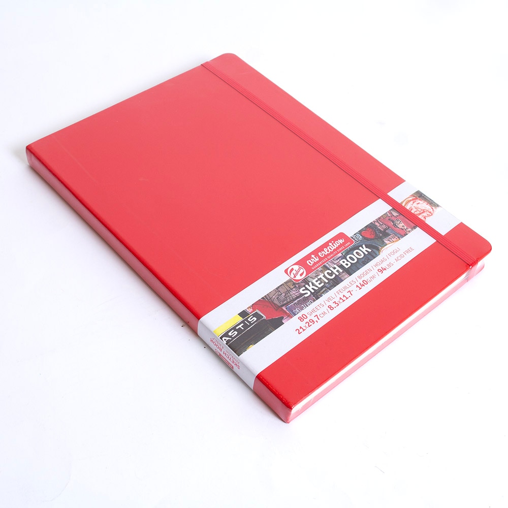 Sketchbooks & Pads, Art & School, Royal Talens, Art Creations, Sketchbook, 8"x11", 675945, Red
